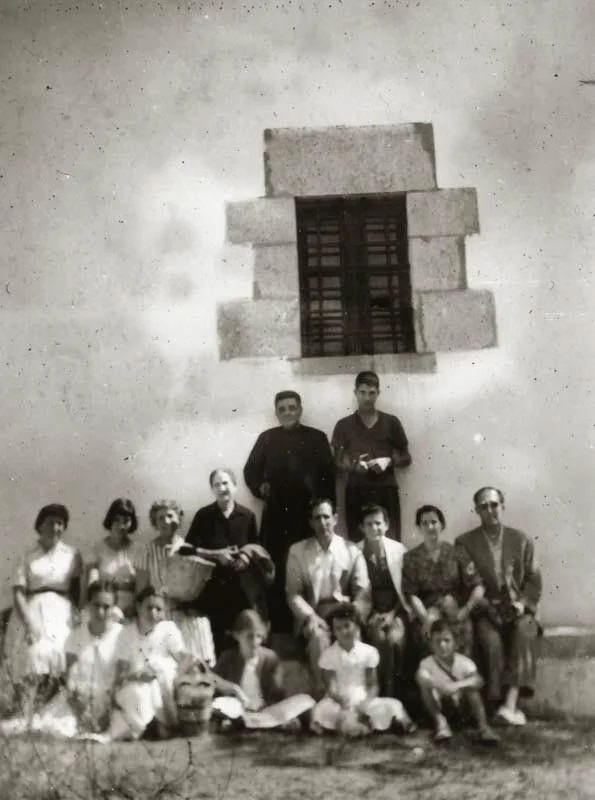 Imagen antigua en blanco y negro